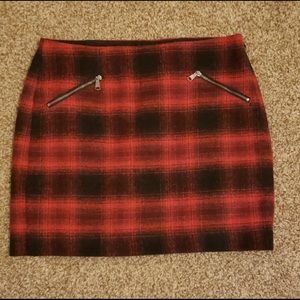 Banana Republic plaid mini skirt